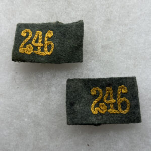 WW2 German Army 246th Cavalry Regiment Shoulder Board Loop Set