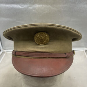 1920s US Army Enlisted Men's Visor Hat Khaki Summer