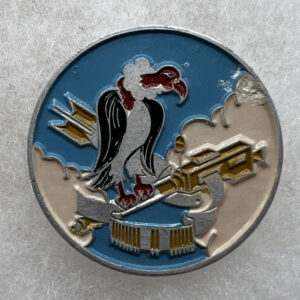 WW2 US Army Air Force 826th Bomb Squadron DUI French Made Pinback