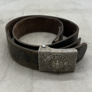 WW2 German Army EM / NCO Belt Buckle Set Used