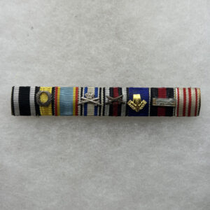 WW1 - WW2 German Medal Ribbon Bar 8 Place