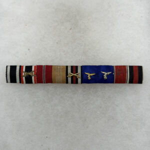 WW1 - WW2 German Luftwaffe Medal Ribbon Bar 9 Place