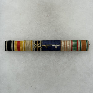 WW1 – WW2 German Army Medal Ribbon Bar 9 Place