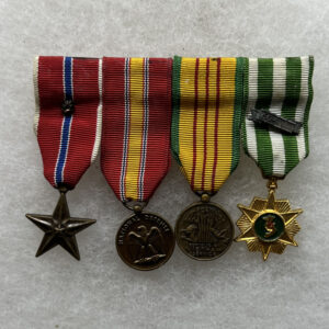 Vietnam War US Miniature Medal Rack