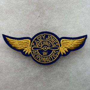 WW2 US Casey Jones School Of Aeronautic Patch Felt