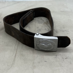 WW2 German Luftwaffe EM / NCO Belt / Buckle Denazified