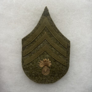 WW1 US Army Ordnance Sergeant Chevron Wool
