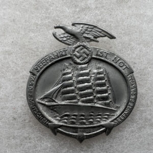 WW2 German 1935 National Sea Travel Day Tinnie Pin
