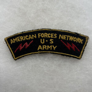 WW2 US Army American Forces Radio Network Tab Felt