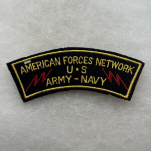 WW2 US Army Navy American Forces Radio Network Tab Felt