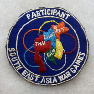 Vietnam War US South East Asia War Games Participant Novelty Patch Theater Made