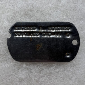WW2 US Army Air Force 712th BS 448th BG 8th Air Force Dog Tag Single POW