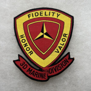 US 3rd Marine Division Patch Theater Made