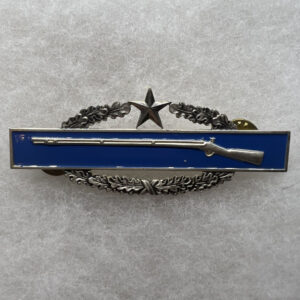 US Army Combat Infantry Badge 2nd Award Sterling Post WW2