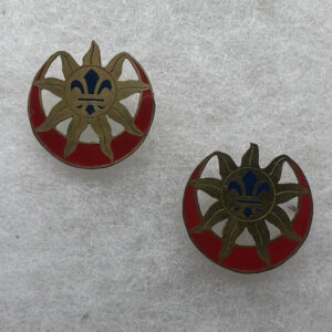 US Army 9th Infantry Division Beercan DUI Set Vietnamese Made