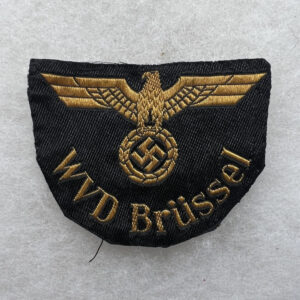 WW2 German Reichsbahn Sleeve Eagle WVD Brussel Bevo Woven