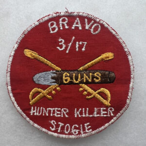 US Army 3rd Squadron 17th Cavalry Guns Pocket Patch Vietnamese Made