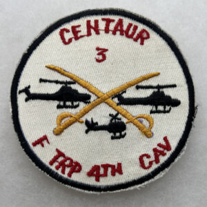 US Army 4th Cavalry F Troop Pocket Patch Vietnamese Made