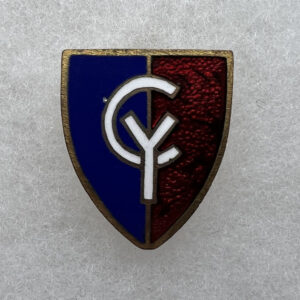WW2 US Army 38th Infantry Division DUI Pinback
