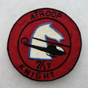US Army 17th Cavalry A Troop Pocket Patch Vietnamese Made
