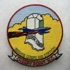 Korean War US Marine Corps Air Station Cherry Point Crash Crew Patch