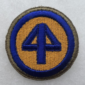 WW2 US Army 44th Infantry Division Patch Greenback OD Border
