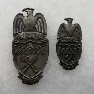 1950s US Marine Corps Marine Air Group 12 Crash Crew Badge Set Japanese Made Rare