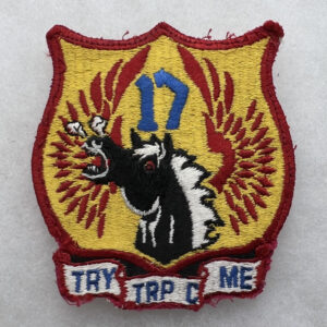 US Army Troop C 17th Cavalry Pocket Patch