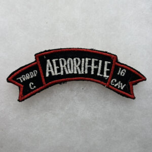 US Army Troop C 16th Cavalry Aerorifle Scroll Vietnamese Made