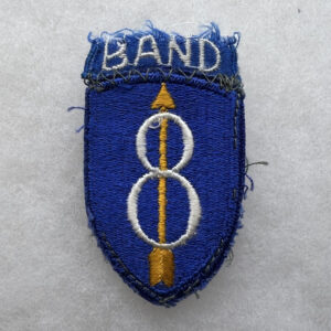 US Army 8th Infantry Division Band Patch German Made Worn