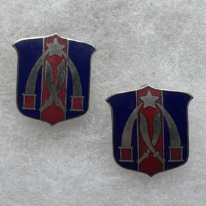 Korean War US Army 75th Infantry Regiment DUI Set Pinback Vanguard