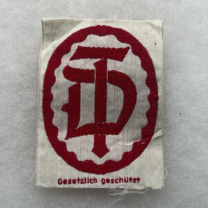WW2 German Deutsche Turnerbund Sleeve Patch Bevo Woven