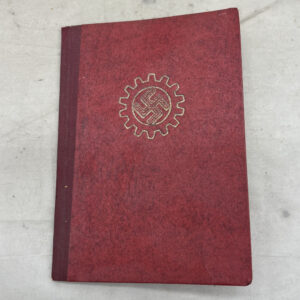 WW2 German DAF Workers Identification Booklet