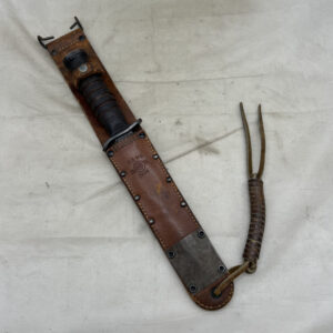 WW2 US Case M3 Fighting Knife With M6 Barwood Sheath