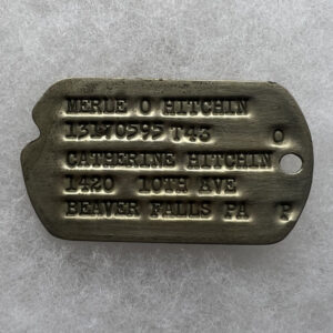 WW2 US 8th Army Air Force 351st Bomb Group 509th Bomb Squadron Dog Tag 32 Missions