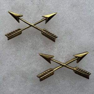 WW2 US Army First Special Service Force FSSF Officer Collar Insignia Set Pinback