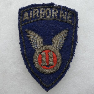 US Army 11th Airborne Division Patch Japanese Made Bullion