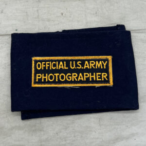WW2 US Army Official Photographer Armband