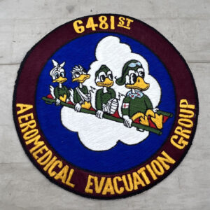 Korean War US Air Force 6481st Aeromedical Evacuation Group Patch Japanese Made