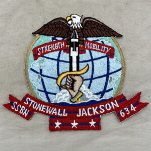 US Navy SSBN 634 Stonewall Jackson Submarine Patch Japanese Made