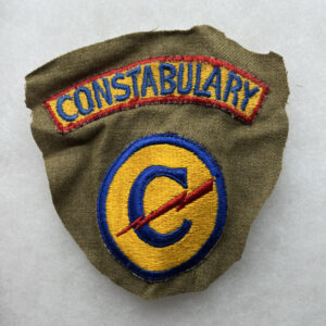 US Army Constabulary Forces Patch / Tab Worn