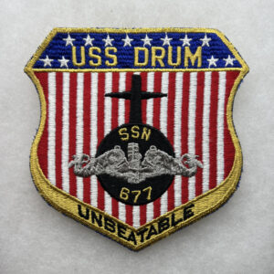 US Navy USS Drum SSN 677 Submarine Patch
