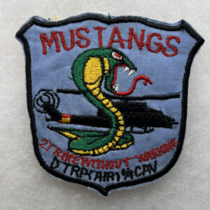 US Army 1st Squadron 4th Cavalry D Troop Pocket Patch Vietnamese Made