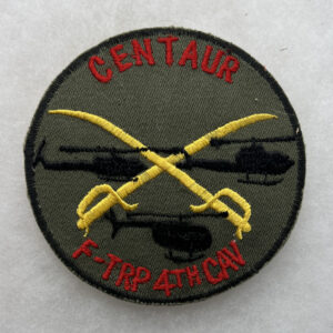 US Army 4th Cavalry F Troop Pocket Patch Vietnamese Made