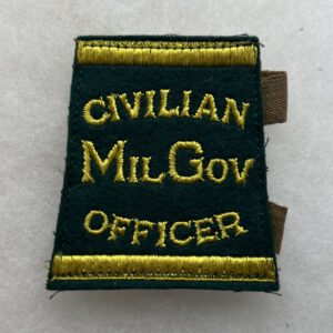 US Civilian Military Government Officer Shoulder Loop Felt English Made