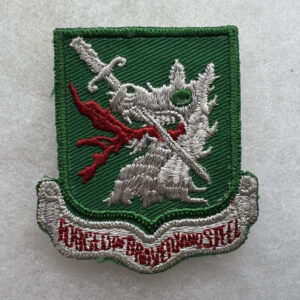 1950s US Army 3rd Tank Battalion Pocket Patch Twill
