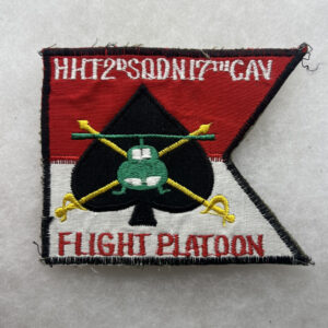 US Army 2nd Squadron 17th Cavalry Flight Platoon Pocket Patch Vietnamese Made