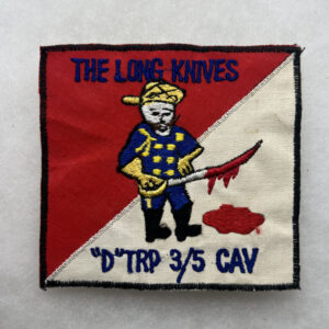 US Army 3rd Squadron 5th Cavalry D Troop Pocket Patch Vietnamese Made