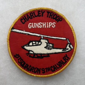 US Army 1st Squadron 9th Cavalry Gunships Pocket Patch Vietnamese Made