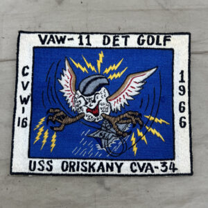 US Navy USS Oriskany CVA-34 CVW-16 VAW-11 Patch Japanese Made 1966